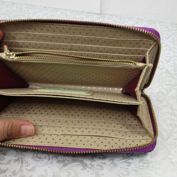 DEUX LUX Pink/Purple Flitter Wallet - Picture 5 of 8